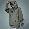 Broken Mosaic Oversized Urban Beat Sweatshirt