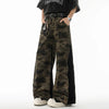 Western Style Zipper Split Woodland Bell-Leg Denim