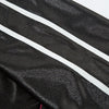 Concrete-Jungle Print Spliced Mesh Jersey Sport T-Shirt