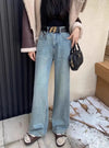 Heritage High Waisted Stitched Denim
