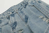 Belted Rinse Broken Denim