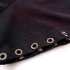 Hooded Sequins Color Contrast Insulated T-Shirt