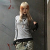 Obsidian Classic-Wash Number Print Fragment T-Shirt