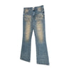 Vintage Yıkanmış Baggy Jean Pantolon, yakın çekim — Navra Wear