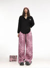 Pink Leopard Dance Trousers