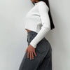 Wild Print High-Rise Classic Denim