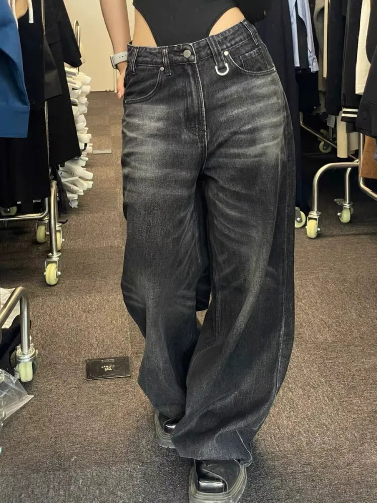 2000s Faded Bell-Leg Denim