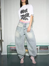 Chic High-Rise Relaxed Metro Denim