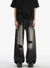 Versatile Metro High-Rise Torn Black Denim