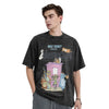 Cotton Crewneck Print Piano Aristocats T-Shirt
