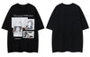Hip-Hop Baskılı Tişört, önden görünüm — Navra Wear