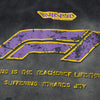 F1 Grit-Style Insulated Print Stamped Tie Race T-Shirt