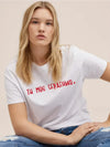 Russian Style Visual Print Sundaze Weekend T-Shirt