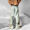 Metro Rinse Blue Relaxed Stack Denim