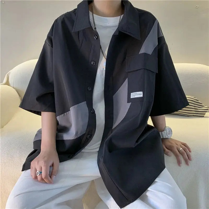 Tokyo Contrast Casual Versatile Top