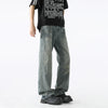 Heritage Metro Scratched Blue Torn Denim