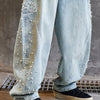 Cozy Relaxed Urban Beat Bell Leg Denim