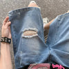 Rugged Cord Denim Shorts