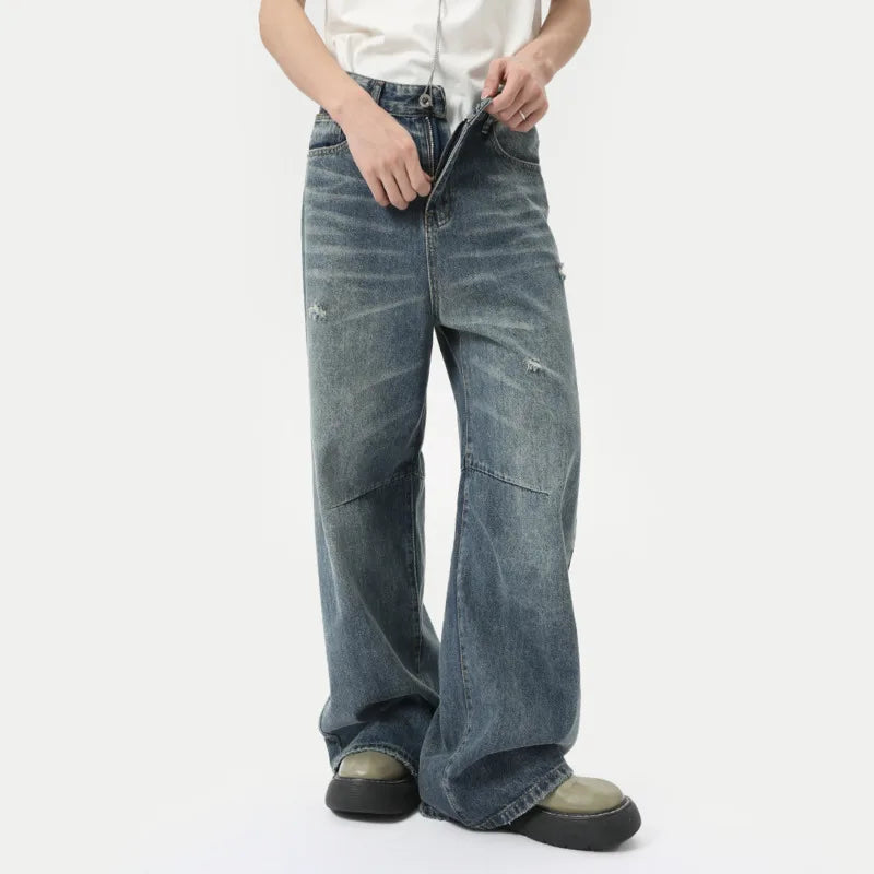 Relaxed Bell-Leg Denim