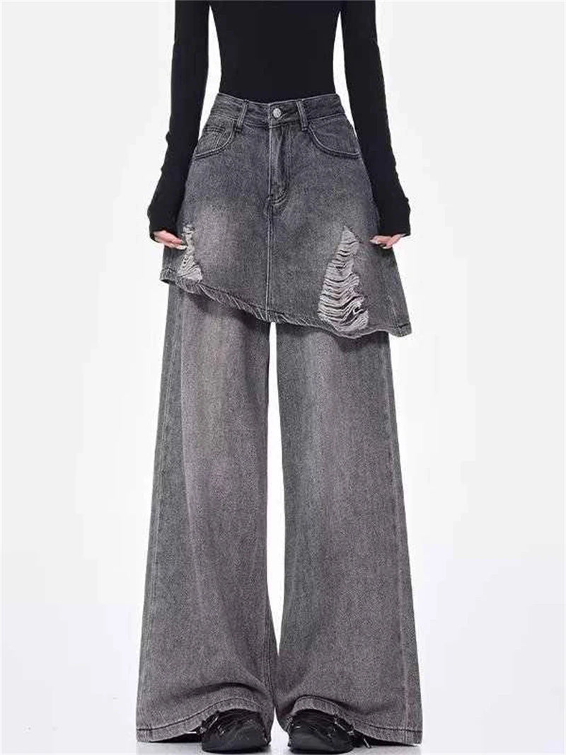 Mosaic Relaxed Goblin Core Denim