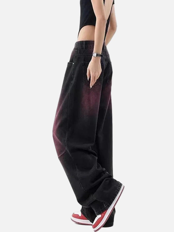 Durable Dark Urban Beat Bell Leg Denim alternatif görünüm