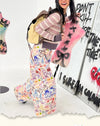 Colorful Cargo Hip-Hop Wide-Leg