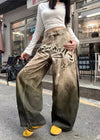 Cowboy Style Printing Wide Fit Denim