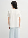 Flattering Sundaze Sewn-Detail T-Shirt