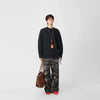 Worn-In Block-Color Color Crew Neck Long Sleeve T-Shirt