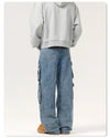 Y2K Baggy Jean Pantolon, kombin görünüm — Navra Wear
