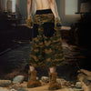 Woodland Personalized Decorate Pockets Denim Shorts
