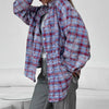 Contrast Comfort Easy Womens Blouse