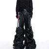 Stack Luxe Leather Wide-Leg