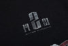 Stand-Out Designed Relaxed-Cut Rebel-Cut Noir-Edge Short Sleeve T-Shirt