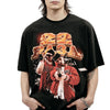 Urban Chill Noir-Edge Short Sleeve Cotton T-Shirt
