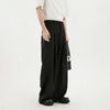 Oversized Black Dress Wide-Leg