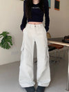 Women Modern Wide Leg Street Pants