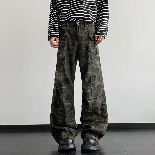Men Woodland Casual Field Pants