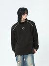 Padded Zip Casual Street Top