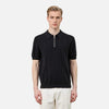 Sleeve Short Zipper Half Knitted Flexible T-Shirt