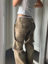 Heritage Grunge Strap Mosaic Bell Denim