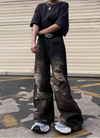 Heritage Sleek Torn Easy Cut Wide Denim