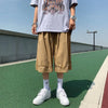 Lightweight Casual Knee-Length Utility Denim Shorts