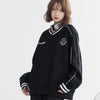 Varsity Contrast Retro V-Neck