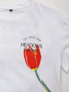 Women Cotton Print Floral Vibrant T-Shirt
