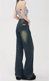 Women Streetware High-Rise Bell Leg Denim
