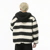 Striped Fluffy Sweatshirt