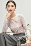 Chic Mesh Long Sleeve T-Shirt