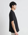 Men's Laid-Back Ventilated High-End Collar-Knit for Warm-Season T-Shirt