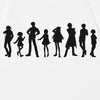 Cartoon Hand-Drawn-Art Shadow Illustrated T-Shirt